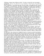 Eseja 'Different Cultures Have Different Truths', 1.