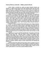 Eseja 'Sokrats, Platons un Aristotelis', 1.