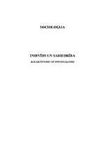 Referāts 'Indivīds un sabiedrība', 1.