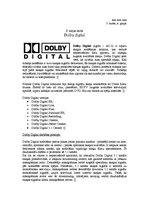 Konspekts 'Multimediju tehnoloģijas. Trešais mājas darbs. Dolby Digital', 1.