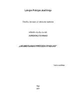 Referāts 'Likumdošanas procesa stadijas', 1.