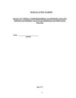 Diplomdarbs 'Mazās un vidējās uzņēmējdarbības salīdzinošā analīze Eiropas Savienības valstīs ', 1.