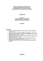 Eseja 'Sabiedrisko attiecību izaicinājumi', 1.