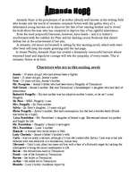 Referāts 'Amanda Hope "The Pengally face"', 1.