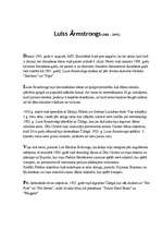 Konspekts 'Luiss Ārmstrongs', 1.