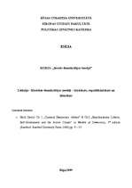 Konspekts 'Demokrātijas modeļi – klasiskais, republikāniskais un liberālais', 1.