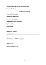 Prakses atskaite 'Aprūpes plāns ķirurģijā', 1.