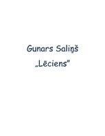 Referāts 'Gunars Saliņš', 1.