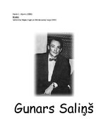 Referāts 'Gunars Saliņš', 3.