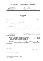 Paraugs 'Rīkojums par pieņemšanu darbā', 1.