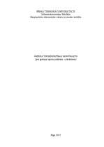 Paraugs 'Ārējās tirdzniecības kontrakts (par gumijas apavu pirkšanu – pārdošanu)', 1.