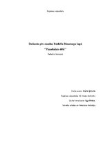 Referāts 'Dzīšanās pēc naudas Rūdolfa Blaumaņa lugā "Pazudušais dēls"', 1.