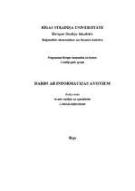 Konspekts 'Bezdarbs', 1.