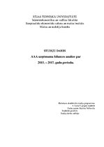 Referāts 'Uzņēmuma bilances analīze', 1.