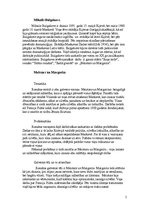 Eseja 'M.Bulgakovs "Meistars un Margarita"', 2.