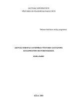 Referāts 'Aktuāli Eiropas Savienības vēstures jautājumi: izgaismojums historiogrāfijā', 1.