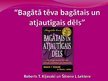 Prezentācija 'Roberts T.Kijosaki un Šārona L.Lektere "Bagātā tēva bagātais un atjautīgais dēls', 1.