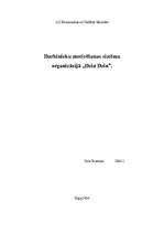 Referāts 'Darbinieku motivēšanas sistēma uzņēmumā', 1.