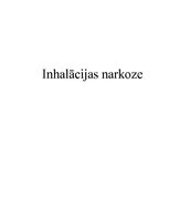 Referāts 'Inhalācijas narkoze', 1.