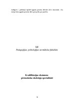 Prakses atskaite 'Pirmsskolas skolotāja kvalifikācijas prakse un kvalifikācijas eksāmens', 19.