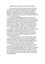 Eseja 'Emigranta izjūtu tēlojums Gunara Janovska romānā "Sōla"', 1.