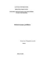 Referāts 'Elektrotraumu profilakse bērniem', 1.