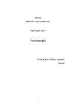 Konspekts 'Parazitoloģija', 1.