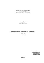 Prakses atskaite 'Mazumtirdzniecības organizēšana SIA "Zemniecība"', 1.