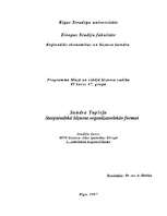 Konspekts 'Starptautiskā biznesa organizatoriskās formas', 1.