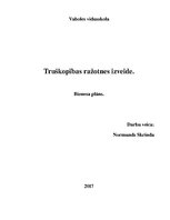 Biznesa plāns 'Truškopības ražotnes izveide', 1.