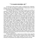 Eseja 'Un kamīnā iedziedājās vējš', 1.