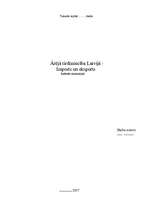 Referāts 'Ārējā tirdzniecība Latvijā - imports un eksports', 1.