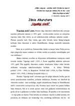 Referāts 'Jānis Akuraters - romāna "Ugunīgi ziedi" analīze', 1.