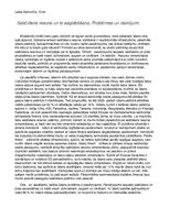 Eseja 'Saldūdens resursi un to saglabāšanas iespējas', 1.