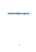 Referāts 'Personāla izvērtēšana uzņēmumā', 1.