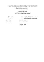 Referāts 'A/s "Bite Latvija" risku analīze', 1.