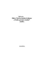 Konspekts 'Ojāra Vācieša dzejoļu analīze', 1.
