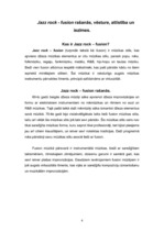 Referāts 'Jazz Rock Fusion', 4.