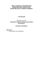 Konspekts 'Globālisms', 1.