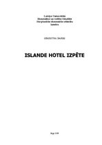 Referāts 'Viesnīcas "Islande Hotel" izpēte', 1.