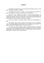 Diplomdarbs 'Bērna tiesības tikt uzklausītam ģimenes tiesībās', 4.