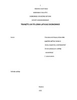 Referāts 'Tranzīts un tā nozīme Latvijas ekonomikā', 1.