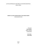 Referāts 'Indivīda un pasaules attiecību tēlojums Paulu Koelju daiļradē', 1.