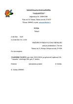 Paraugs 'Atbildes izziņa paraugs', 1.