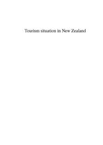 Referāts 'Tourism Situation in New Zealand', 1.