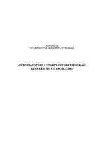 Referāts 'Autotransporta starptautiski tiesiskais regulējums un problēmas', 1.