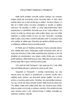 Konspekts 'Rablē "Gargantija un Pantagriels"', 1.