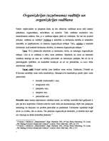Konspekts 'Organizācijas vadītājs un organizācijas vadīšana', 1.