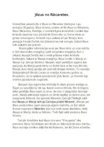 Konspekts 'Jēzus no Nācaretes', 1.