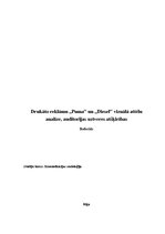Referāts 'Drukāto reklāmu "Puma" un "Diesel" vizuālā attēlu analīze, auditorijas uztveres ', 1.